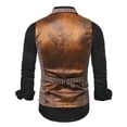 thumbnail image 6 of Penkiiy Men's Business Suit Vest Slim Fit Dress Waistcoat for Wedding Party Dinner Coffee Clearance, 6 of 9