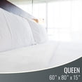 thumbnail image 4 of DMI Queen Waterproof Mattress Protector, Fitted, Noiseless & Breathable, 60" x 80", White, Pack of 2, 4 of 4