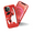 Red, variant on QuAngy Case for |iPhone 13/12/11/X Series| 3D Embossed Fashion Designer Kicks/Sneaker/ Style TPU Bumper Shockproof Case