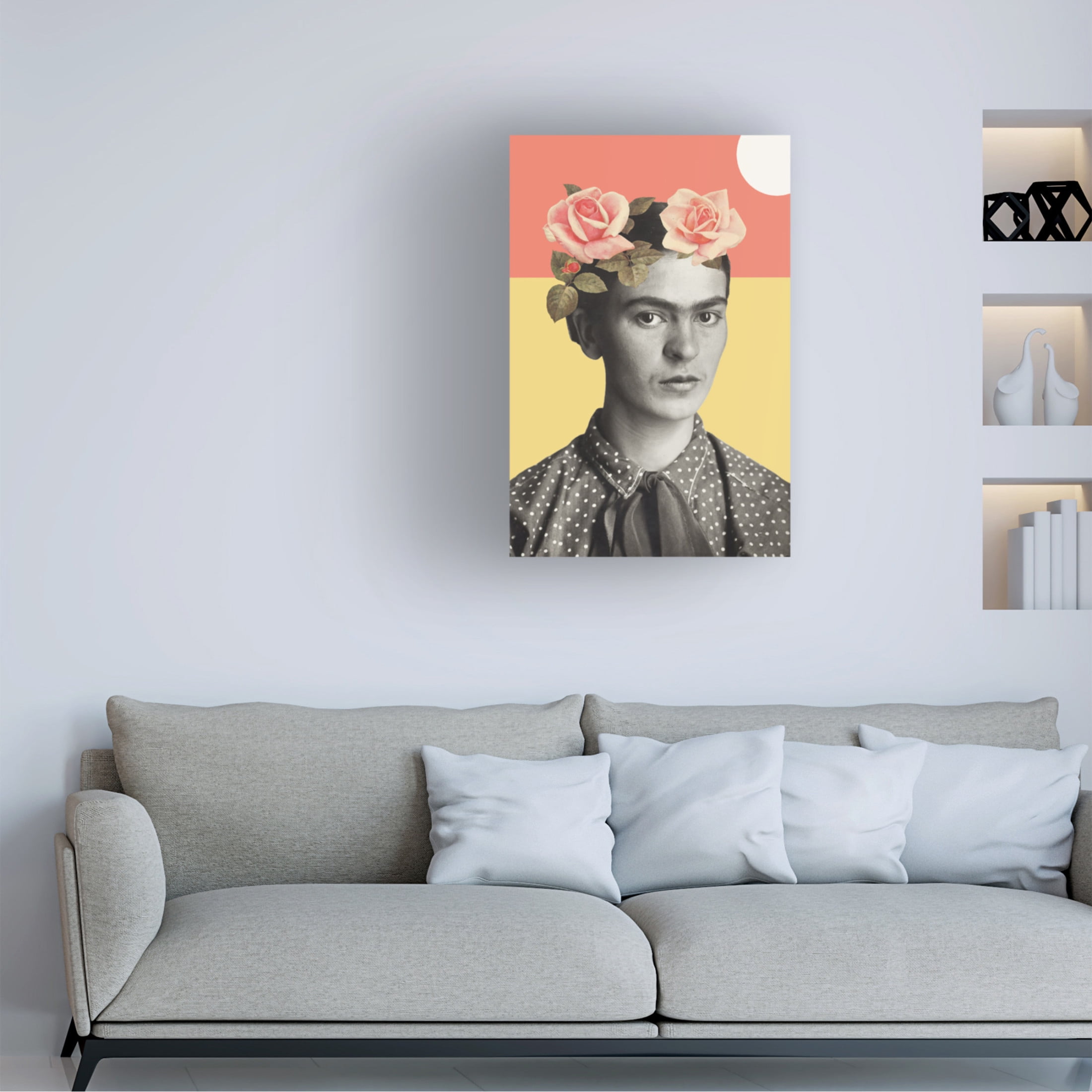 Trademark Fine Art Florent Bodart  Frida Kahlo Canvas Wall Art