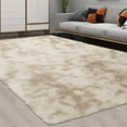 thumbnail image 5 of Assile 9' x 12' Large Modern Shag Rugs for Living Room Fluffy Soft Area Rug Plush Carpet for Bedroom Indoor Luxury Fuzzy Rug, Brown/Beige, 5 of 5