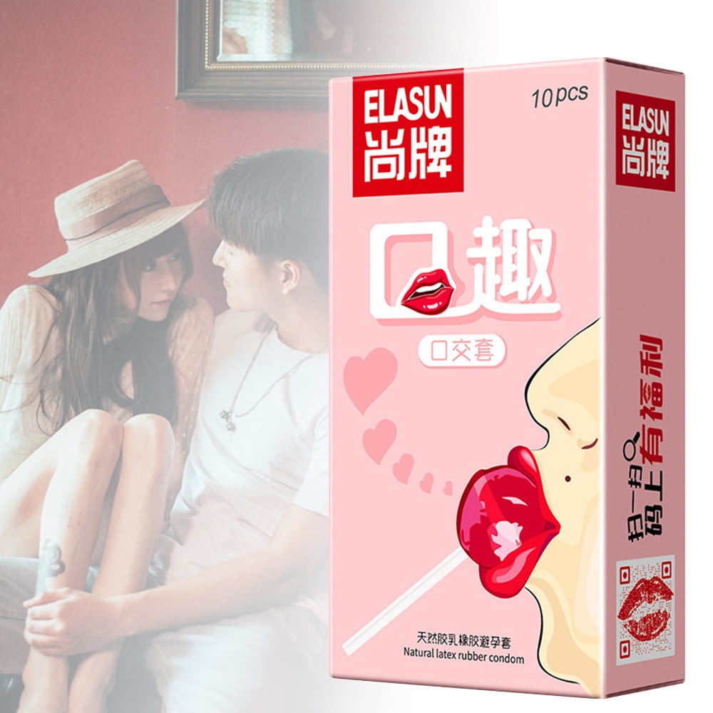 Shang Brand Less Oil Mouth Fun Condom No Storage Condom 10 Pack Glossy