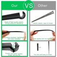 thumbnail image 5 of Support de Tuyau d'Irrigation 200Pcs Support Support en Plastique d'Irrigation, Noir, 5 of 5