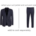 thumbnail image 4 of Calvin Klein Men's Slim Fit Suit Separates 30W x 32L Suit Pants Blue Twill, 4 of 5