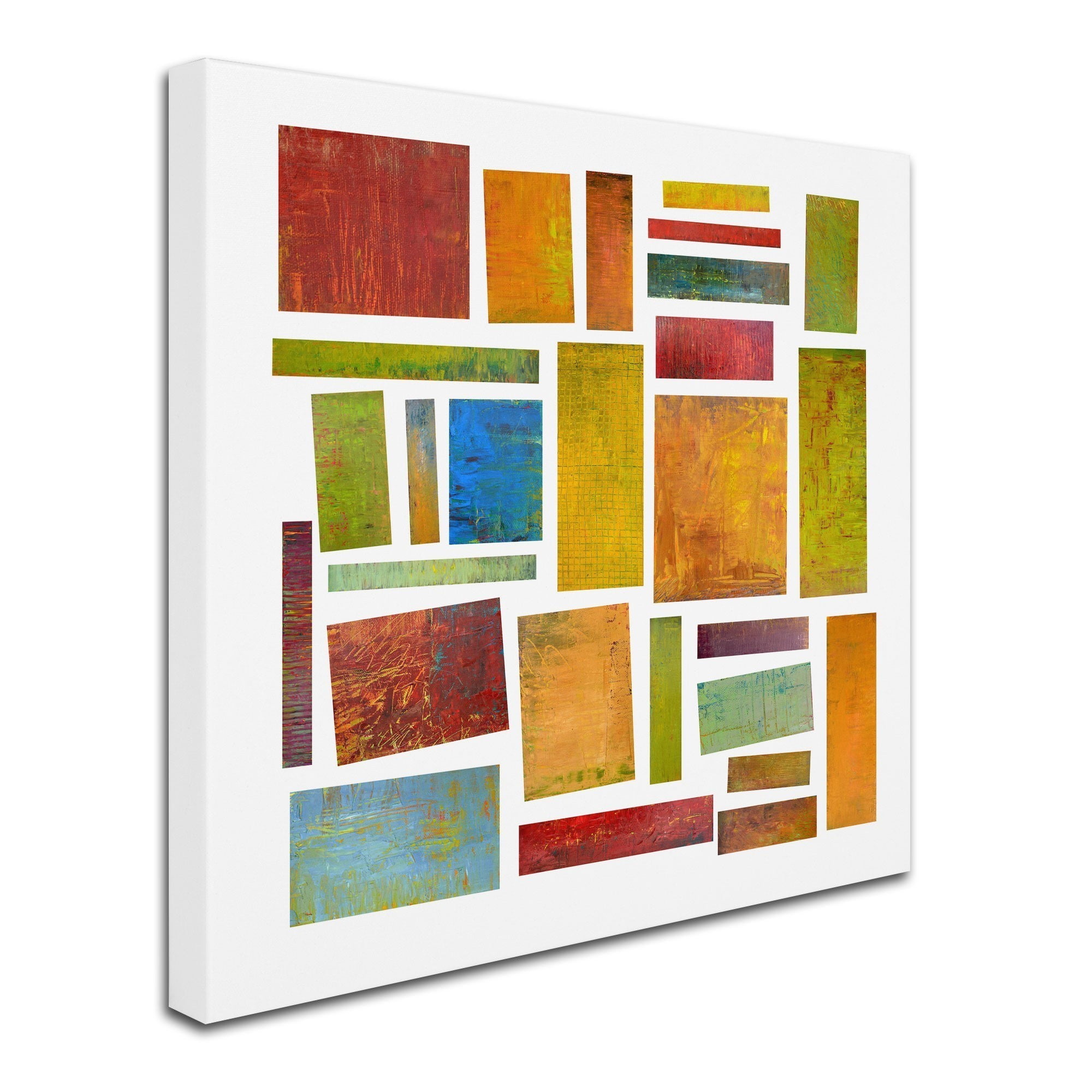 Trademark Fine Art "Building Blocks Two" Canvas Art by Michelle Calkins