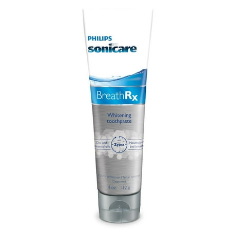 Philips Sonicare BreathRx Whitening Toothpaste, 4 (Best Toothpaste For Philips Sonicare)
