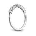 thumbnail image 6 of 950 White Platinum Ring Band Wedding Diamond Round, Size 7, 6 of 7