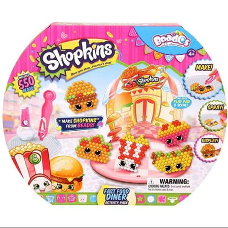 Beados Shopkins Fast Food Diner Activity Pack