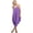 Lilac, variant on Fashion Latitude Women's Harem Baggy Loose Spaghetti Strap Boho Jumpsuit Overall Romper (Lilac, Large)