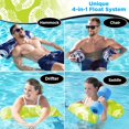 thumbnail image 3 of Hamaca de piscina Aqua LEISURE Waterlife 4 en 1, paquete de 2 unidades, azul marino/verde, 3 of 6