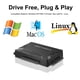 thumbnail image 2 of Unidad de disco duro Universal 5GBPS SATA 2.5 / 3.5 Adaptador USB 3 con software con convertidor de transferencia de cable LED de luz para computadora sin conector Inevent EL023078-05B, 2 of 7
