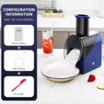 thumbnail image 2 of Multifunctional Ice Crusher USB Rechargeable Double Blade Electric Ice Maker Home Mini Ice Shavers Chopper Blue, 2 of 5