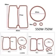 thumbnail image 5 of 4Pcs/Set Nitrile Rubber Sealing Ring For Oil Free Air Compressor Cylinder Head, 5 of 5