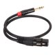 thumbnail image 1 of Cable XLR A TRS, Cable XLR TRS 0,5 M 1/4 Pulgadas Para Música, 1 of 7
