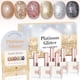 thumbnail image 1 of Set de esmaltes en gel con purpurina Double Rhythm, 15 ml x 6, con pizarra, 1 of 9