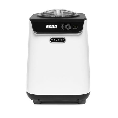 Whynter 1.28 Quart Compact Upright Automatic Ice Cream Maker with Stainless Steel Bowl White