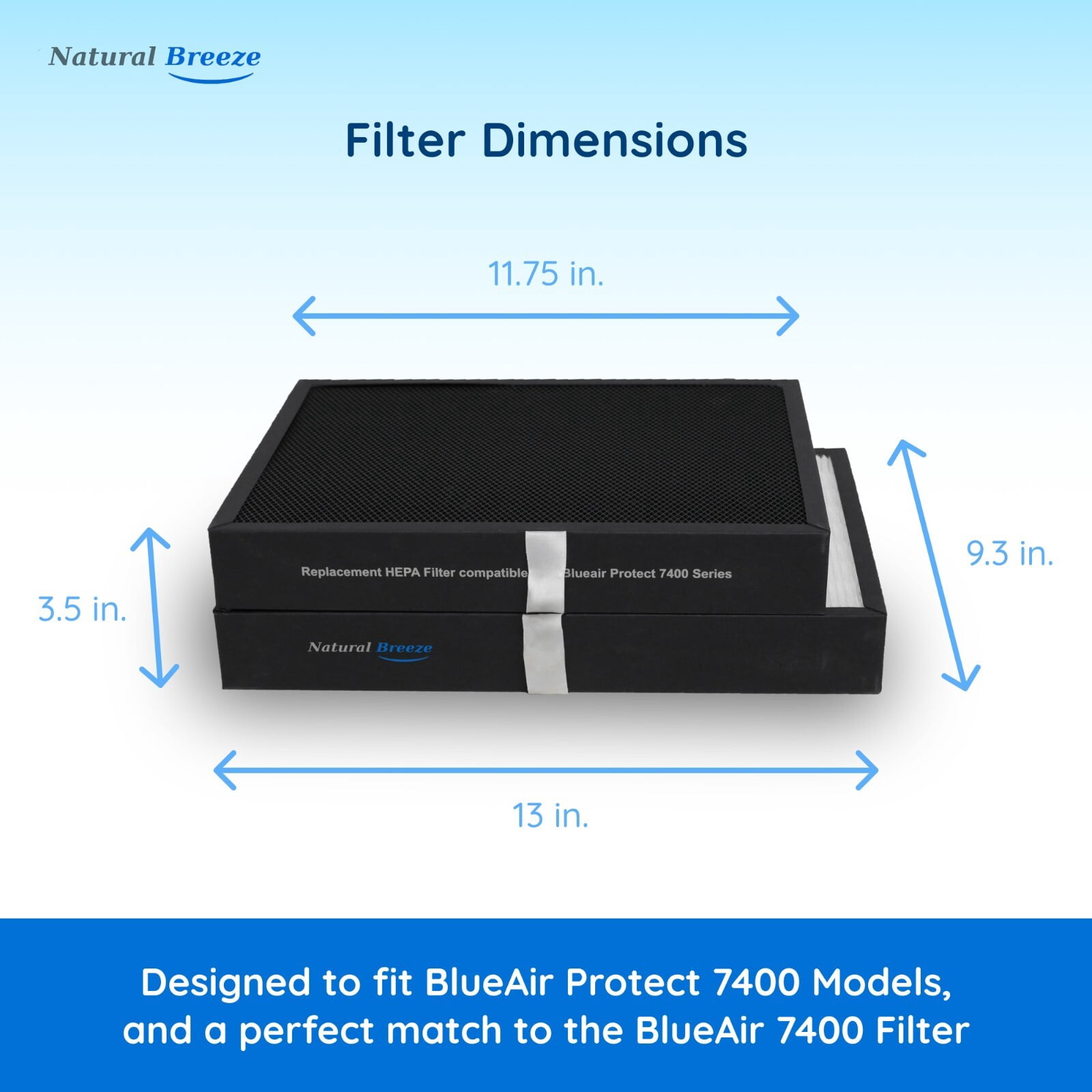 7400 Air Purifier Replacement for Blueair Model 7410i, 7470i Air Purifier NB-090