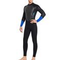 thumbnail image 2 of Soidarity Traje de buceo Cálido Neopreno Buena elasticidad Manga larga Estilo de una pieza Trajes de baño Fuerte Protección solar Traje de neopreno Deportes acuáticos Hombres Negro SG Soidarity OD020696-04, 2 of 6