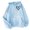 Light Blue#heart sweatshirt, variant on DDAPJ pyju Womens Overized Hoodies Cute Heart Sweatshirt Teen Girls Y2K Hooded Pullover with Kangaroo Pocket