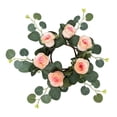 thumbnail image 1 of GUOOL Artificial Rose Flower Candle Wreath for Ceremony Gift Cafe champagne, 1 of 9