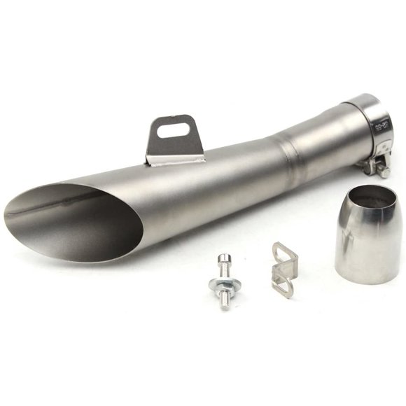 1.5-2" Inlet Motorcycle Stainelss steel Exhaust Muffler Slip on With Moveable DB Killer Dirt Bike Street Bike Scooter