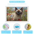 thumbnail image 3 of Diamond Art Kits for Adults, Adorable Flower CatDiamond Painting Kits for Beginners, Frameless Round 5D Full Drill Diamonds Art Pictures Gem Art Crafts Home Decor Gifts, 3 of 8