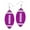 Fuchsia, variant on - Teal Earrings Women - Teal Jewelry - Football Stuff - Football Accessories (Teal)