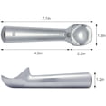thumbnail image 4 of Paquete de 2 cucharas de helado de aluminio oso de fresa 59ml, 4 of 5