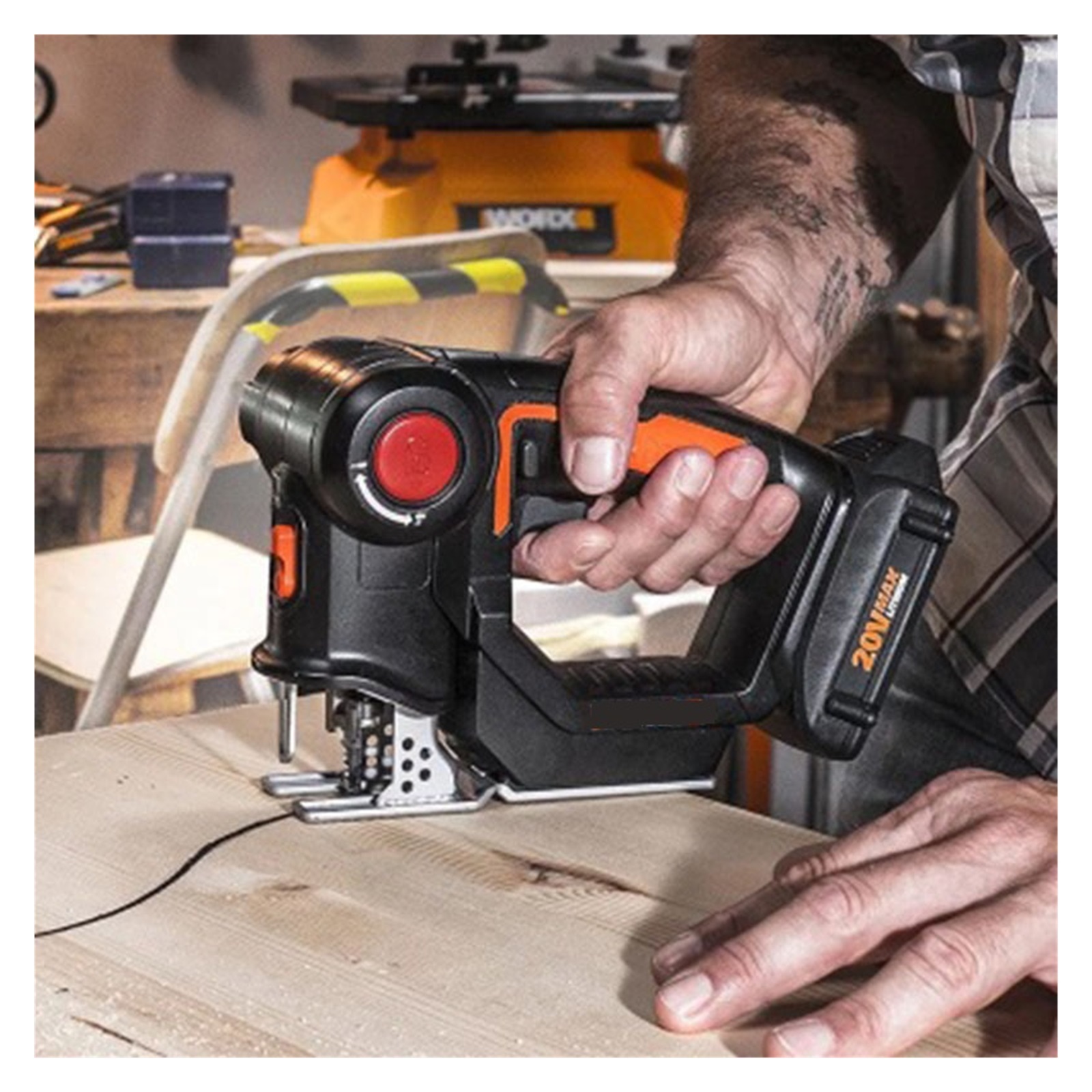 Electric Jig Saw Woodworking Jig Saw High Speed Electric Saw Cutting Metal Wood Cutting Machine Multifunctional Electric Saw