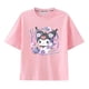 thumbnail image 5 of Sanrio My Melody Kuromi Cinnamoroll Camiseta de manga corta Kawaii para niña, ropa holgada de algodón puro de verano con dibujos animados para niños, 5 of 5