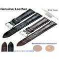 thumbnail image 3 of DESIGNICE Classic Leather Replacement Watch Band Strap Belt 16 - 24mm, 3 of 4