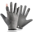 thumbnail image 1 of Coofit Men Driving Gloves Nonslip - Nylon Summer Outdoor Gloves Sun Protection Gloves, 1 of 2