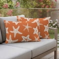 thumbnail image 2 of Outdoor Waterproof Pillow Covers Summer Marine Life Starfish Decorative Throw Pillow Protectors,Pillowcase Cushion Cases for Patio Sofa Garden Couch,20x12in,Pack of 2, 2 of 13