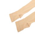thumbnail image 4 of Bas de Compression en Nylon Design à Fermeture Éclair Favorisent la Circulation Sanguine Bas de Compression à Bout Ouvert Couleur Peau S/M, 4 of 5