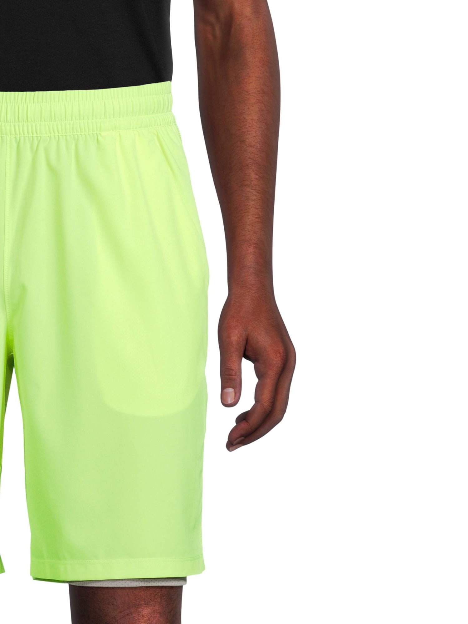 Athletic Works Men's 2-in-1 Workout Short with Built-In Pocket