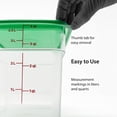 thumbnail image 2 of Recipiente de almacenamiento de alimentos Cambro Classic de 4 litros con tapa, paquete de 2, 2 of 3