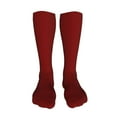 thumbnail image 5 of Naloa Maroon High Stockings Women Thigh High Stockings Over Knee Long Stockings-One Size, 5 of 8