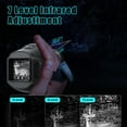 thumbnail image 2 of Monoculaire Vision Nocturne Numérique, Lunettes de Casque Vision Nocturne Ultralégères Infrarouges 1080p, Zoom Numérique 5x 30m Distance de Vision Complète dans l'Obscurité, 7 Niveaux Réglables pour Camping, Observation de la Faune, 2 of 7