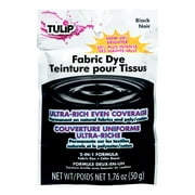 Tulip Permanent Fabric Dye, Black, 1.76 oz, Permanent and Non-Toxic