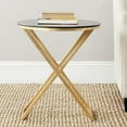 thumbnail image 2 of Safavieh Riona Accent Table-Color:Gold/Black Glass Top, 2 of 2