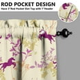 thumbnail image 5 of Kitchen Curtains 24 Inch Short - 3 Panel Set, Cute Horse Pony Print, Rod Pocket Window Curtain, 100% Polyester for Farmhouse, Retro Rural Kitchen, Easy Wash, 5 of 6