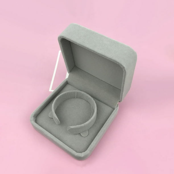Joyeros para mujer, joyeros y organizadores. Nueva caja de terciopelo para presentación de joyas, anillos, collares y pulseras. Estuches para guardar joyas.