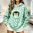 thumbnail image 5 of TGPMGRZ Leopard Print Hoodies, Oversized Hooded Sweatshirt with Pocket Front Carry Pouch for Cats Dogs, 5 of 5