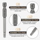 thumbnail image 5 of Uxcell 3 piezas Punta de destornillador Torx T25 1/4" Vástago hexagonal 2.6" (65mm) Largo Magnético Sin Punta de Agujero 6 Puntos Estrella, 5 of 7