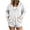 White-12, variant on Nugftut Hoodies for Women Plus Size Full Zip-Up Jacket Oversized Lightweight Sweatshirts Baggy Workout Hoodies with Pockets