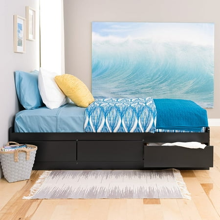 LZMY BBT-4106-K Tall Twin Captain's Platform Storage Bed With 6 Drawers