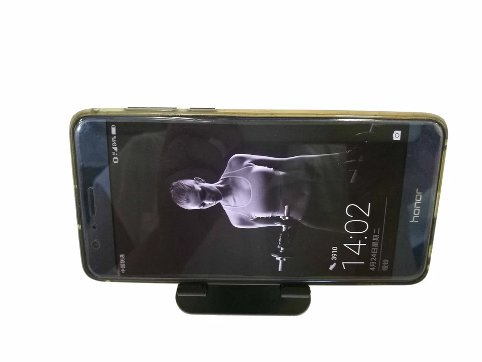 FLINT- Cell Phone Stand Aluminum Desktop Smartphone Stand Convenient Charging Port