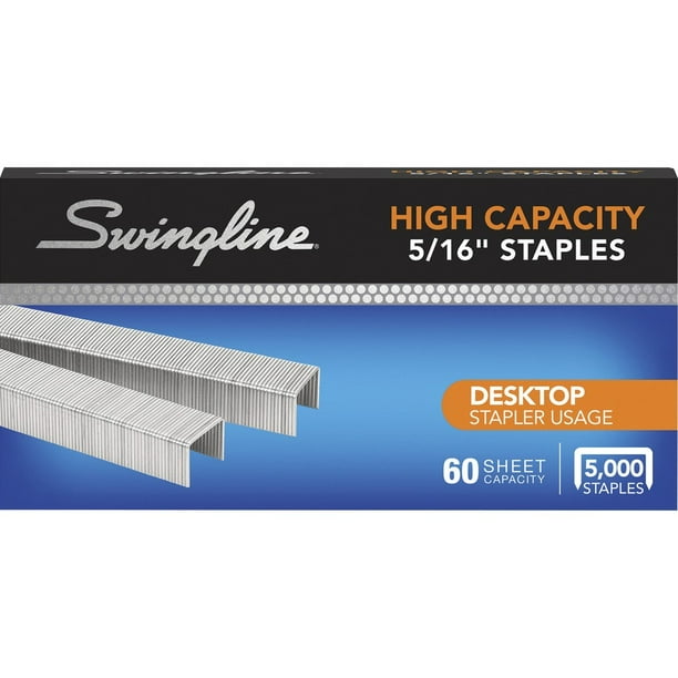 Swingline HighCapacity Staples, Silver, 5000 Per Each (Quantity