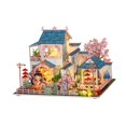 thumbnail image 3 of Kits de casa de muñecas en miniatura Hugo con juego de muebles modelo de China para regalo creativo, 3 of 9