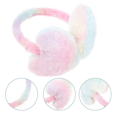 SILENRADAWN 1Set Fuzzy Ear Muffs for Girls and Plush Material Perfect for Winter Outdoor Activities